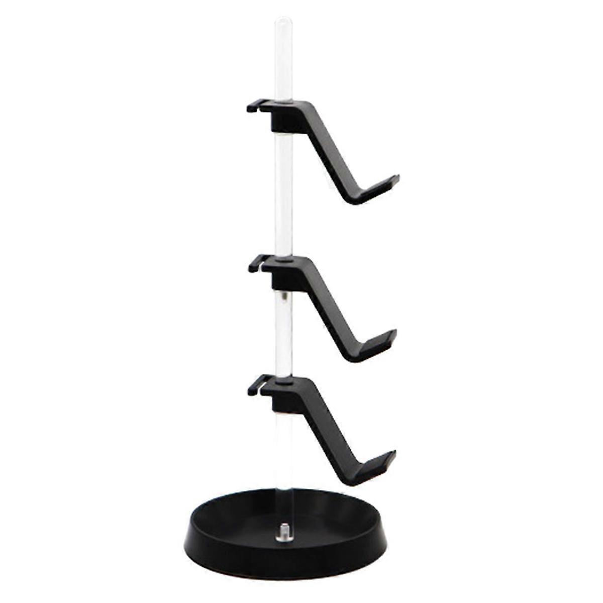 Transparent Tube Controller Stand Game Controller Headset Hanger,A