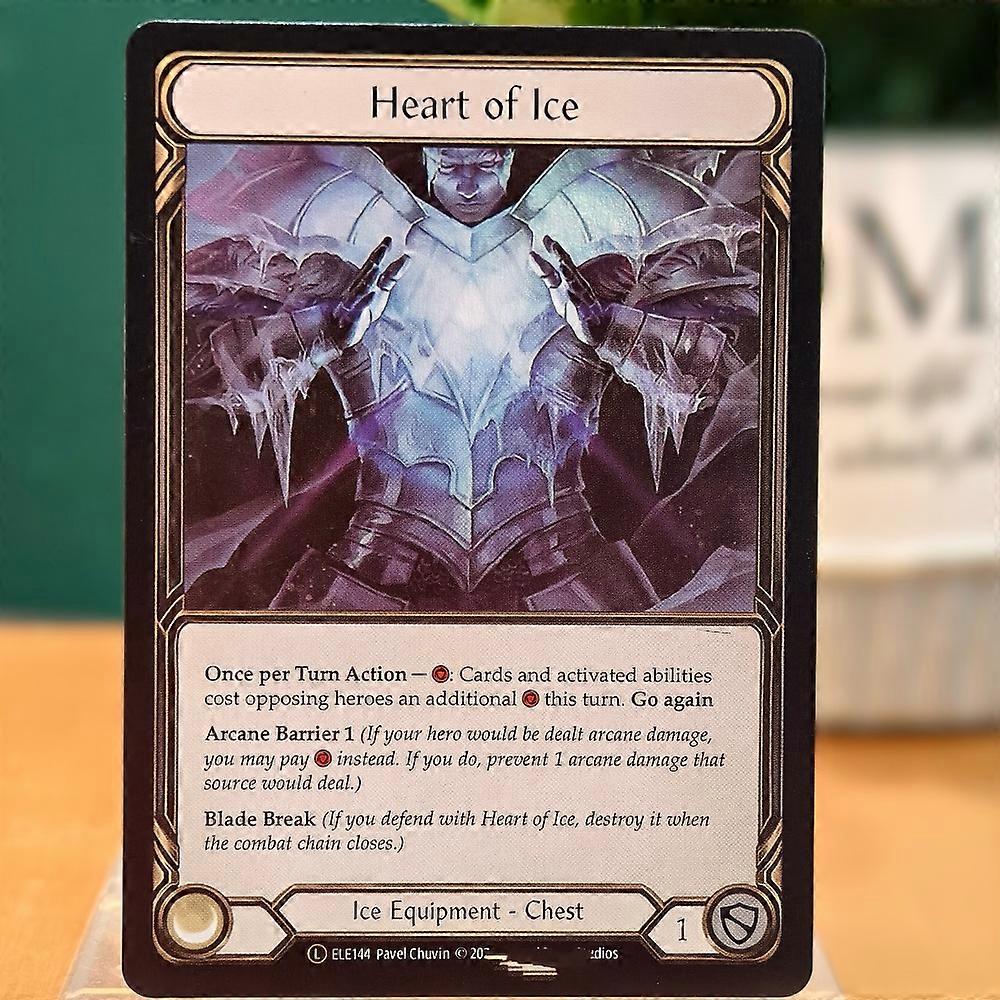 Collectible Game Cards flesh and blood korshem, crossroad of elements heart of lce mask of momentum head jab new horizon