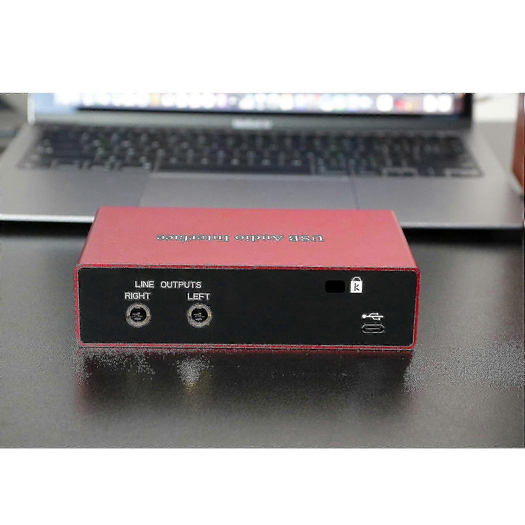 Audio Interface Xrl Audio Interface 48v Phantom Support Musical Instrument Electric Guitar Computer Smartphone 2025