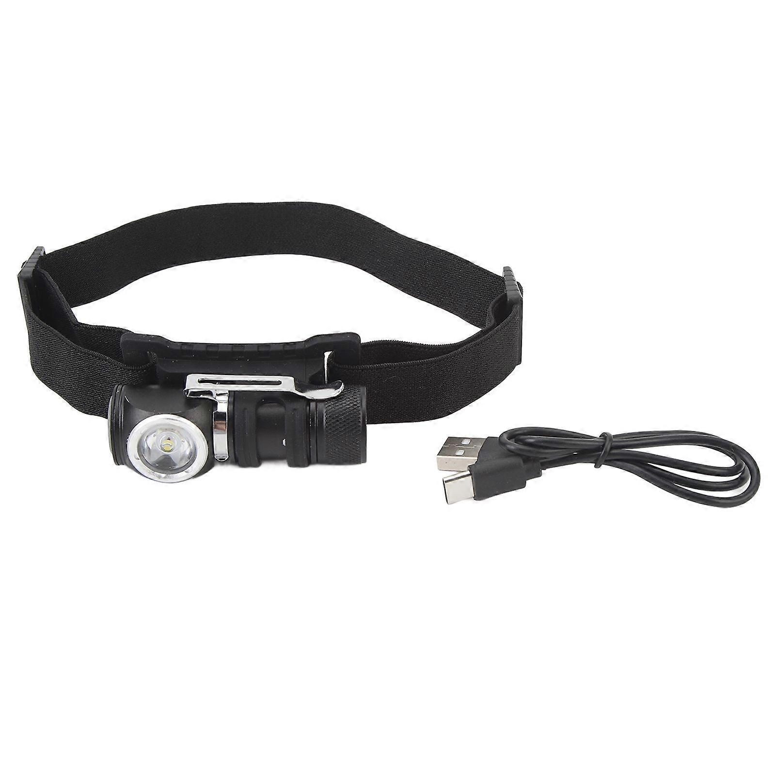 LED Headlamp Multifunction High Brightness Lightweight Rechargeable Headlamp Flashlight with Pen Holder Magnet for Outdoor Emergency