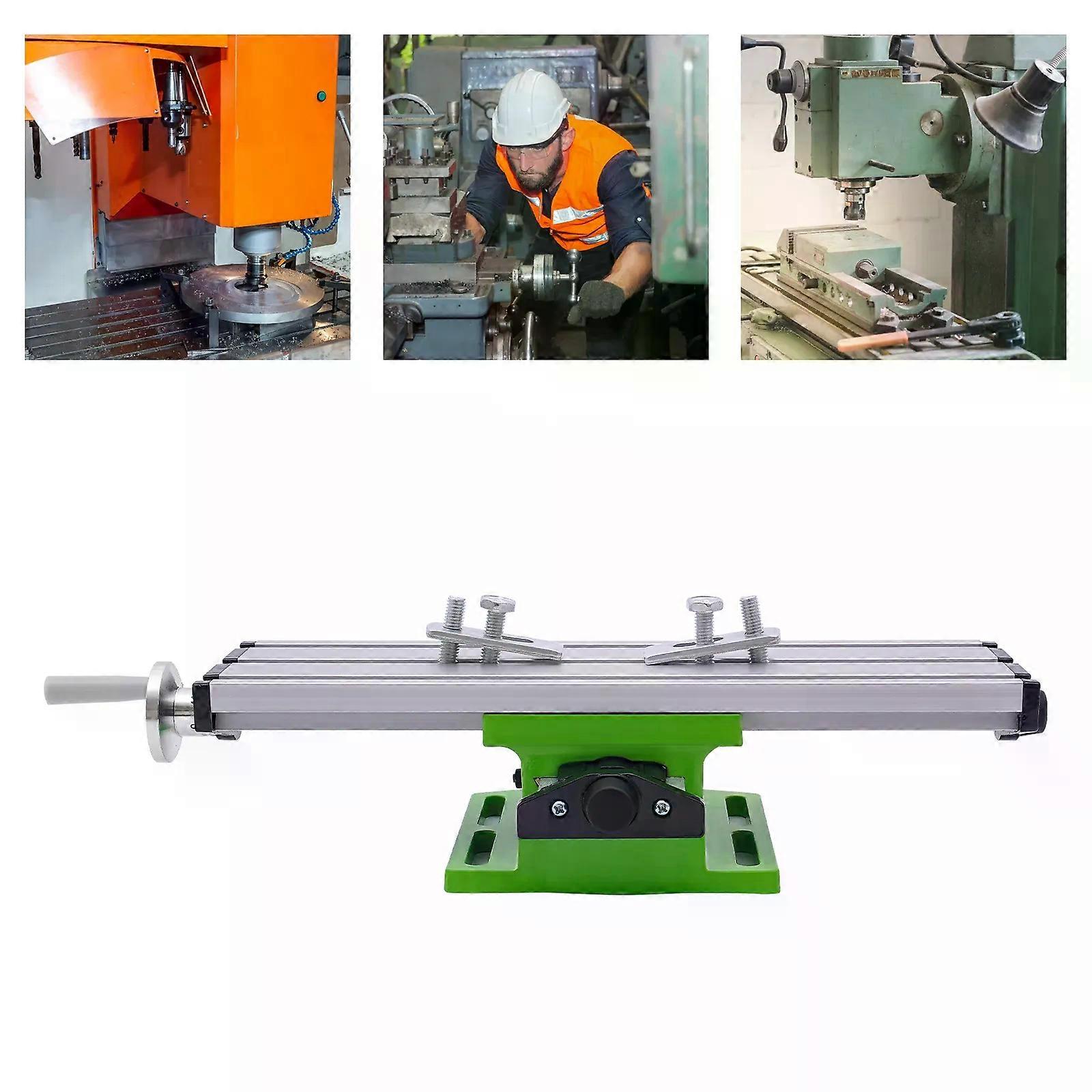 Mini Multifunction Drilling&Milling Machine Worktable Drill Vise Fixture Table Machine Tool for Bench Drilling Cross Slide Table