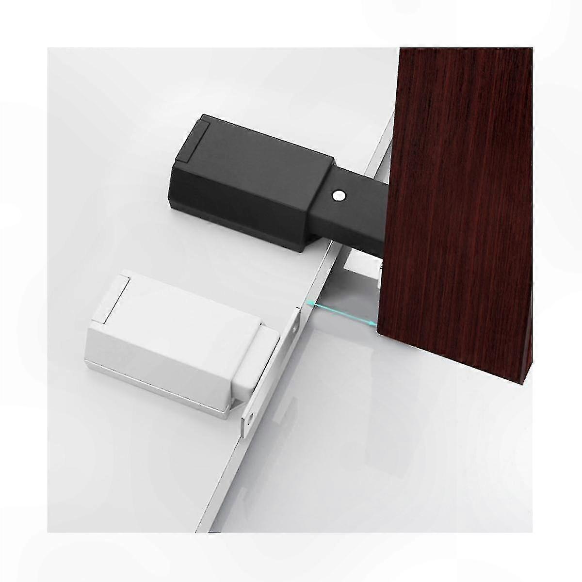 8-Piece Magnetic Push-to-Open Latch for Cabinet Doors, Durable Plastic Touch Lock System for RV Closet and Furniture