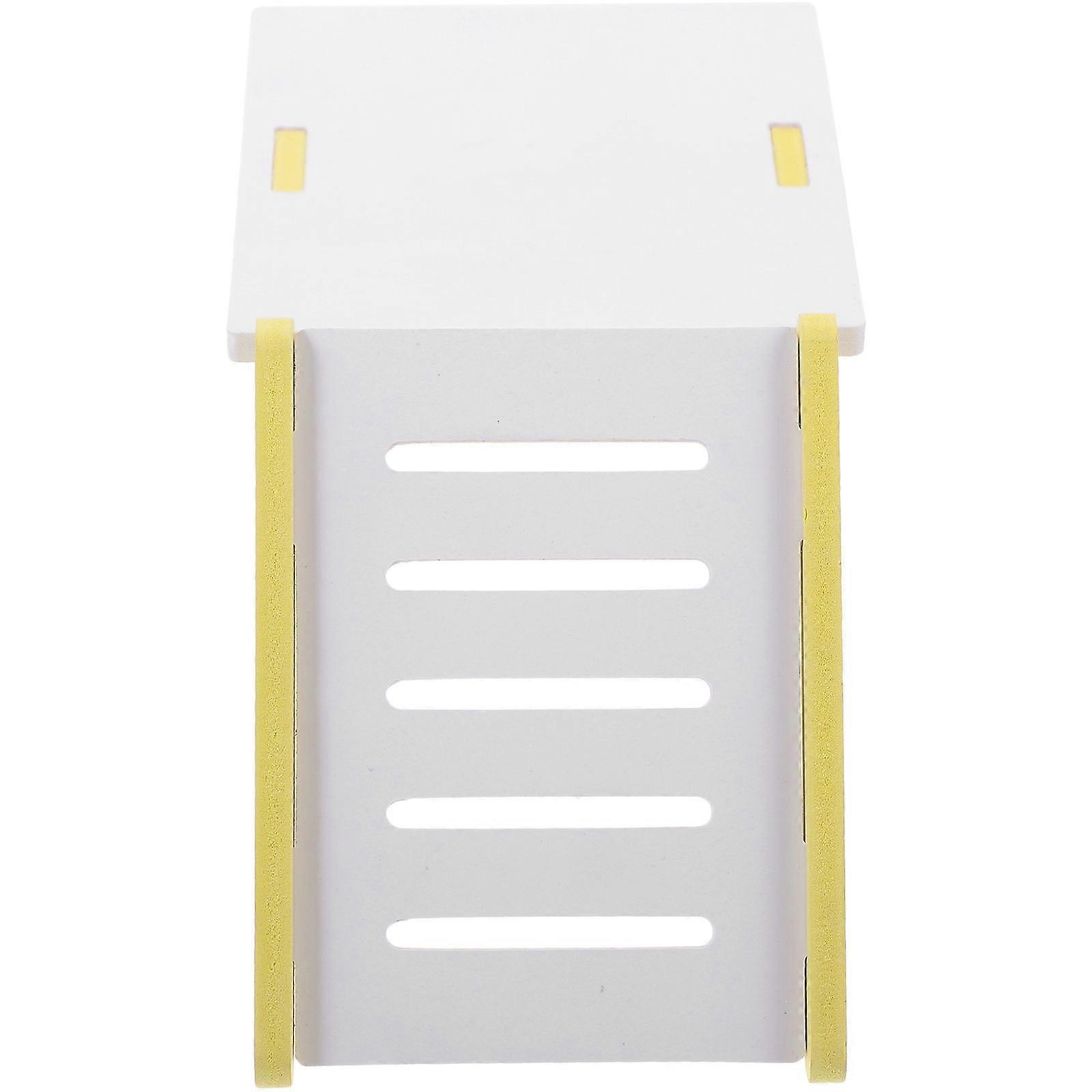 Hamster Hideaway Nest for Small Pets 1Set Yellow PVC Hideout Villa