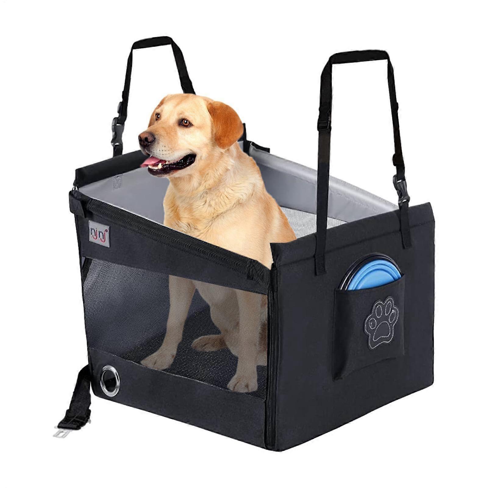 Dog Car Seat Breathable Puppy Nest For Back And Front Seats Portable Travel Carrier Bed For Small And Medium Dogs