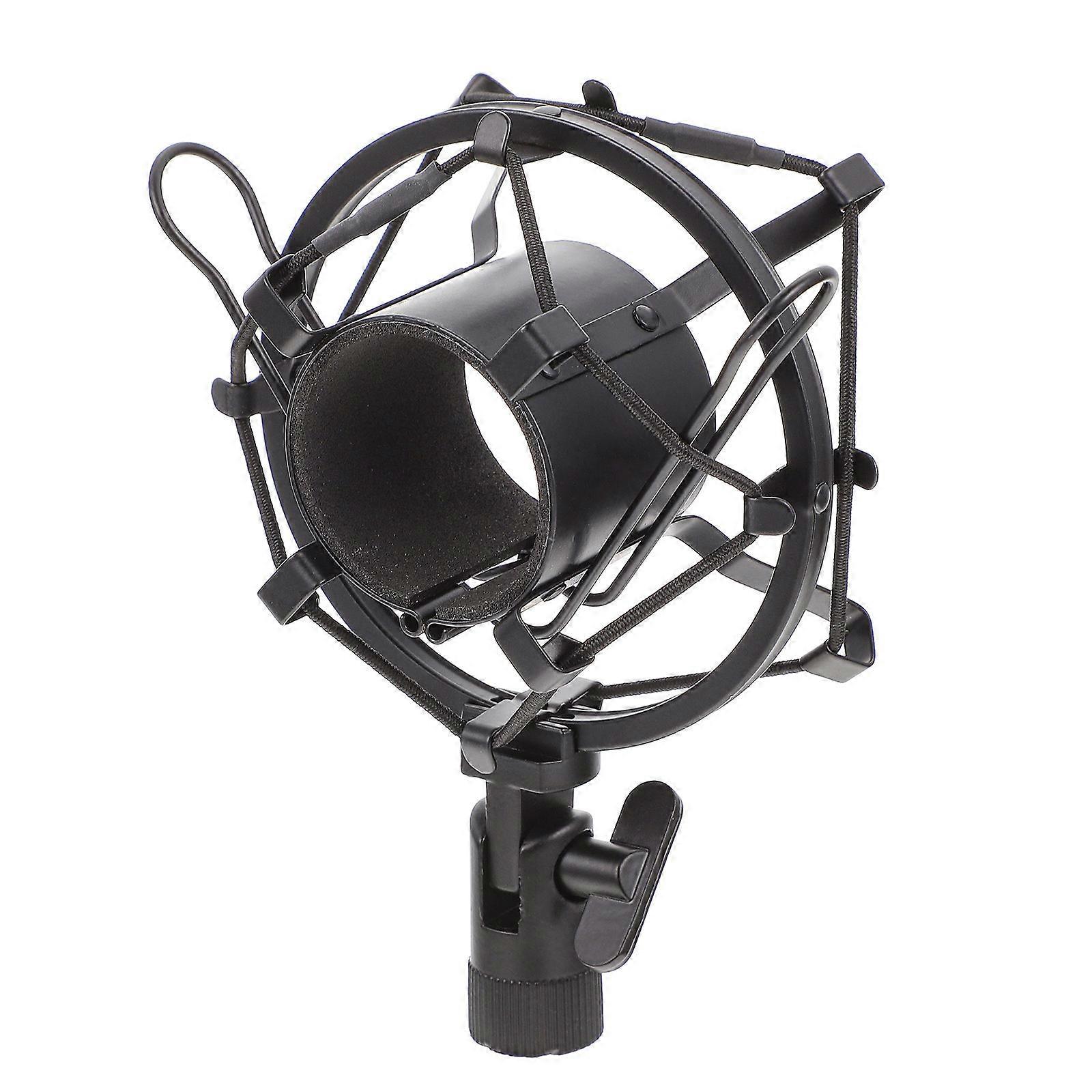 Desktop Mic Stand Microphone Stand Holder Multi-Function Microphone Holder Podcasting Square 1Pack