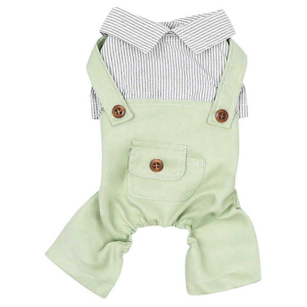 Kitten Clothes Dog Overalls Spring Puppy Garment Decorative 4Pcs