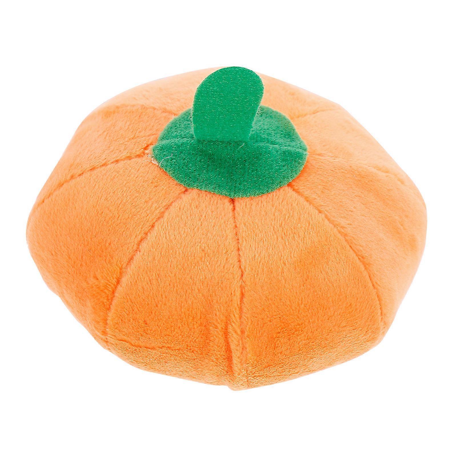 Pumpkin Pet Toys Plush Dog Chew Toys for Training 1 Piece