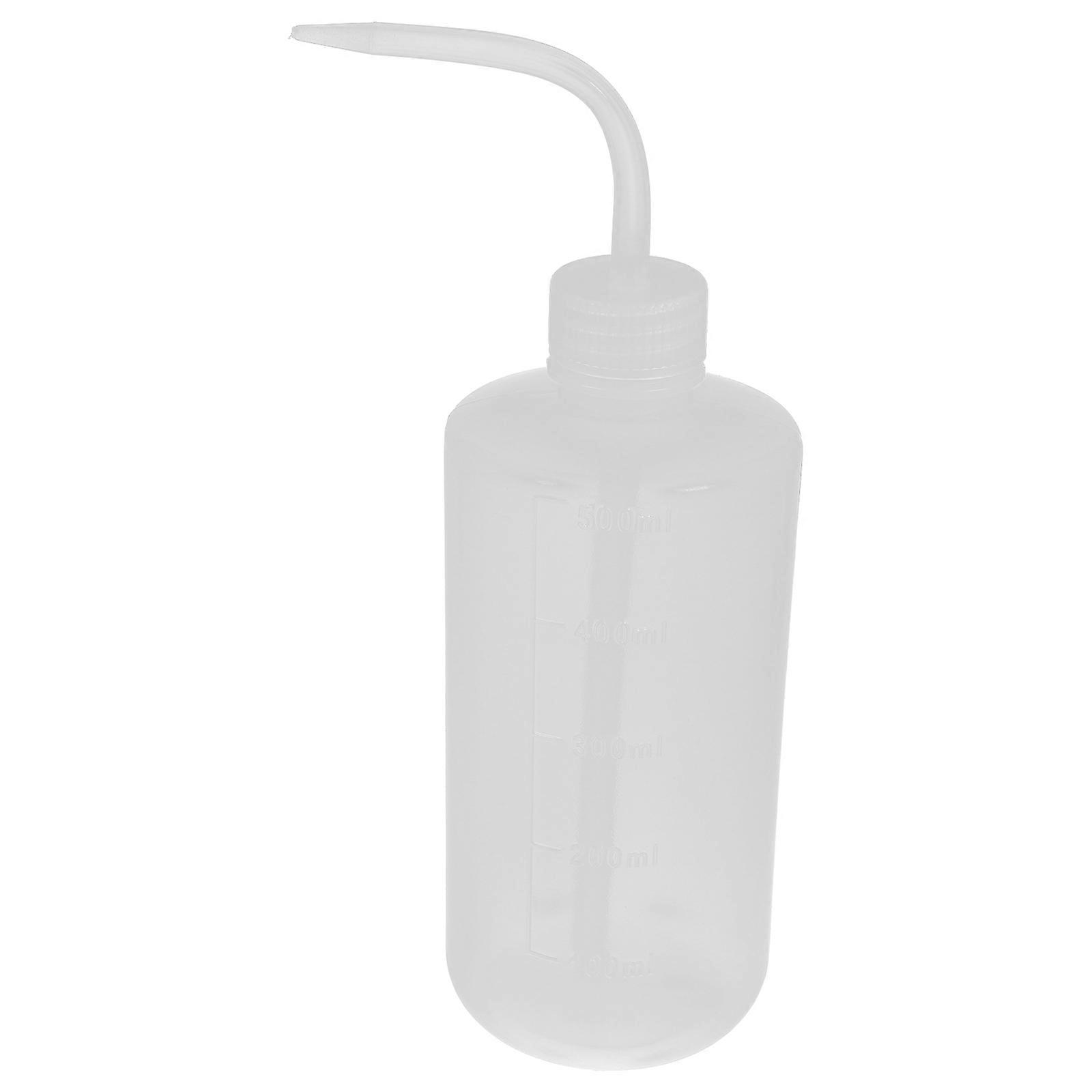 Transparent Washing Bottle Plastic Bottle for Storage 1Pcs with Scale