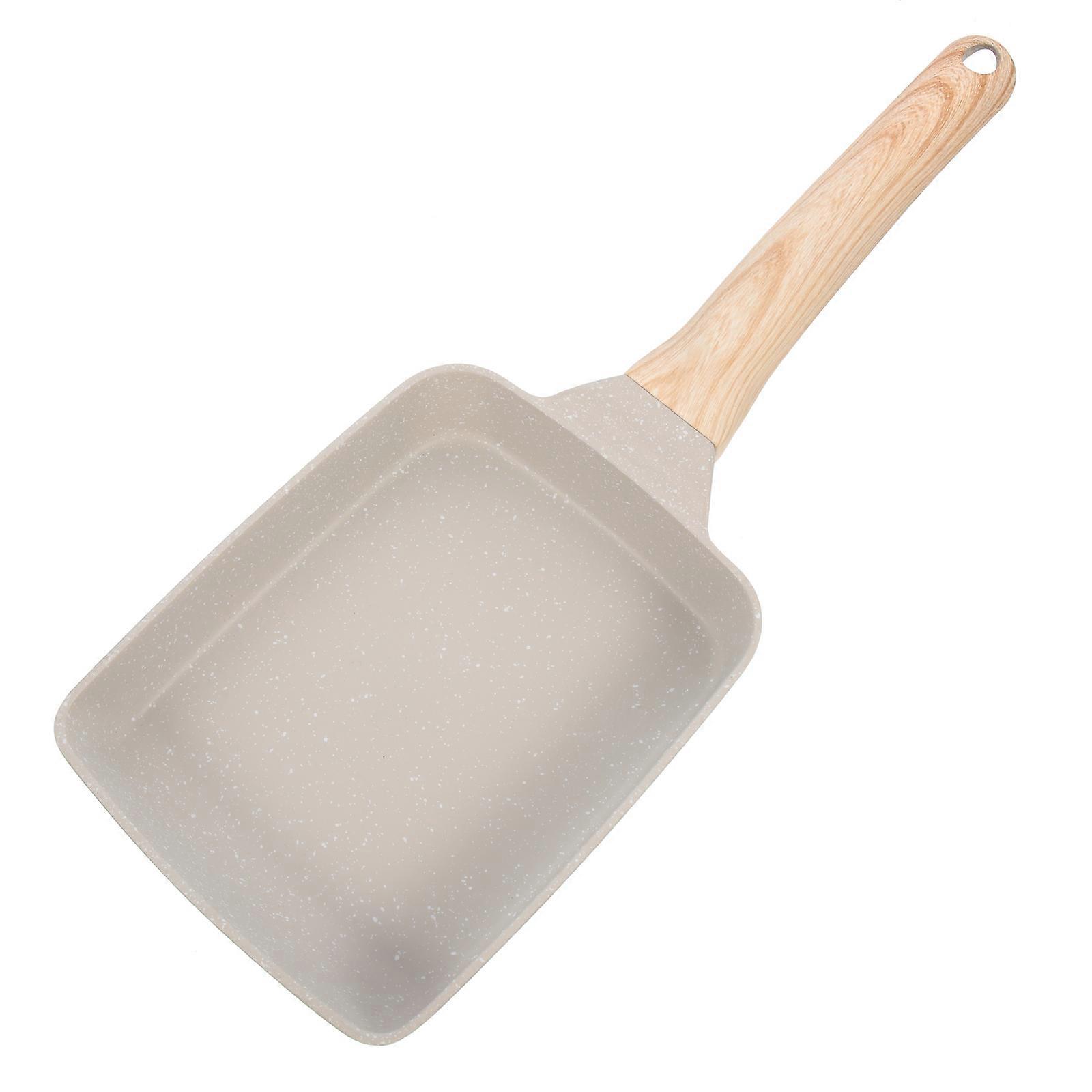 Beige Non Stick Frying Pan Multi Purpose Pan for Cooking 2Pcs
