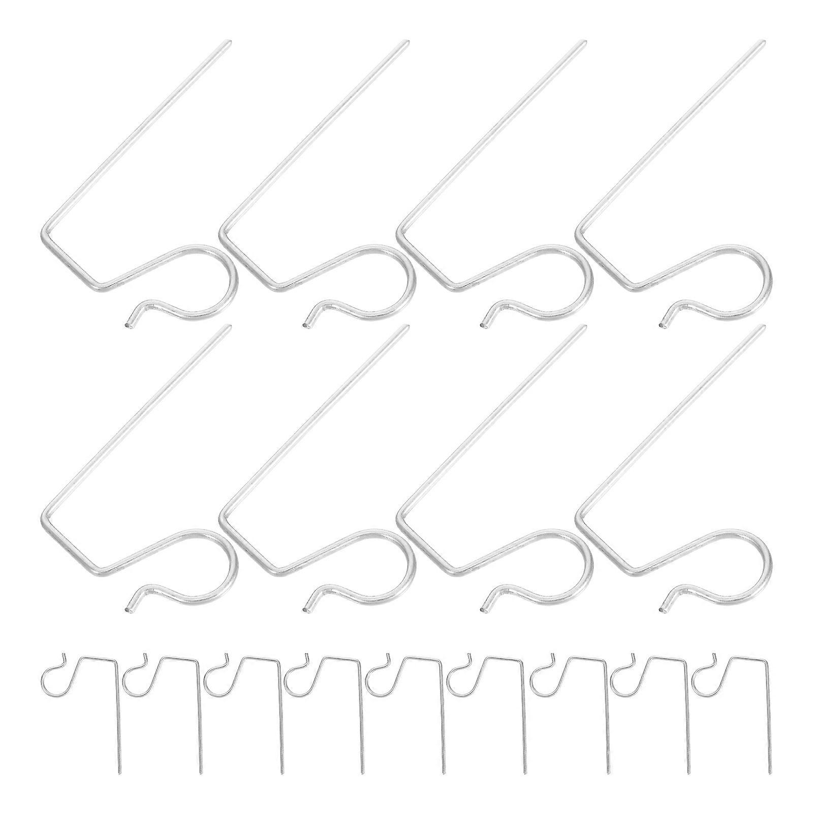 Outdoor String Lights Metal Gutter Hooks 200Pcs for Christmas and Halloween