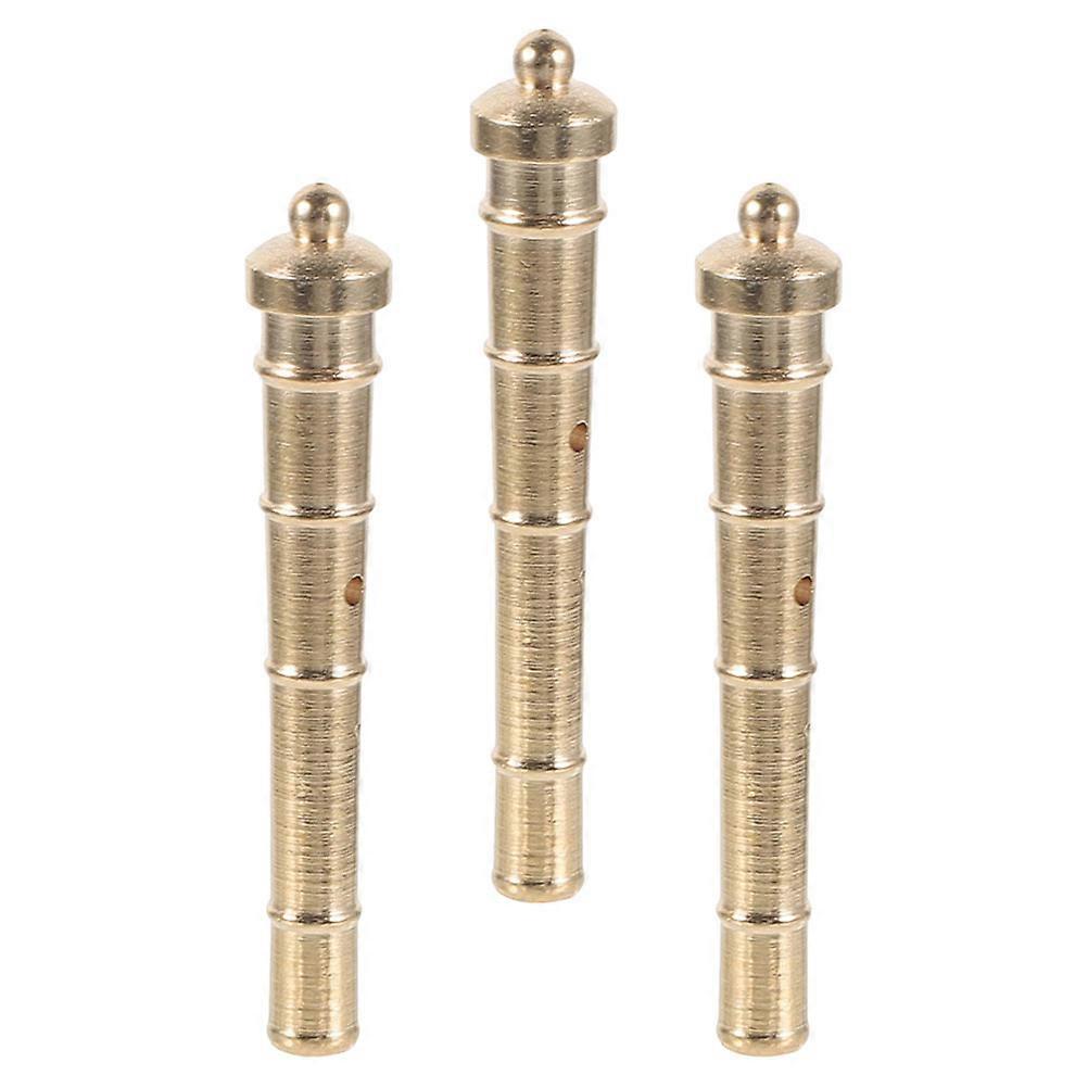 Sailing Model Barrel Trucks Copper Miniature Tubes for Decor 9Pcs