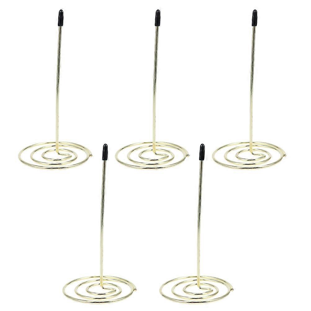 Porte-reçus de restaurant avec piquet mémo pour un rangement pratique, 5 pièces