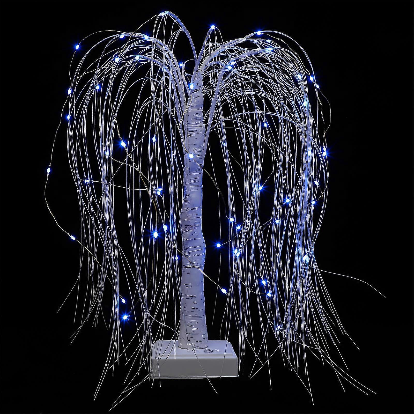 Lighted Willow Tree LED Rgb Decor for Indoor Use 2Sets Multicolor Lamp