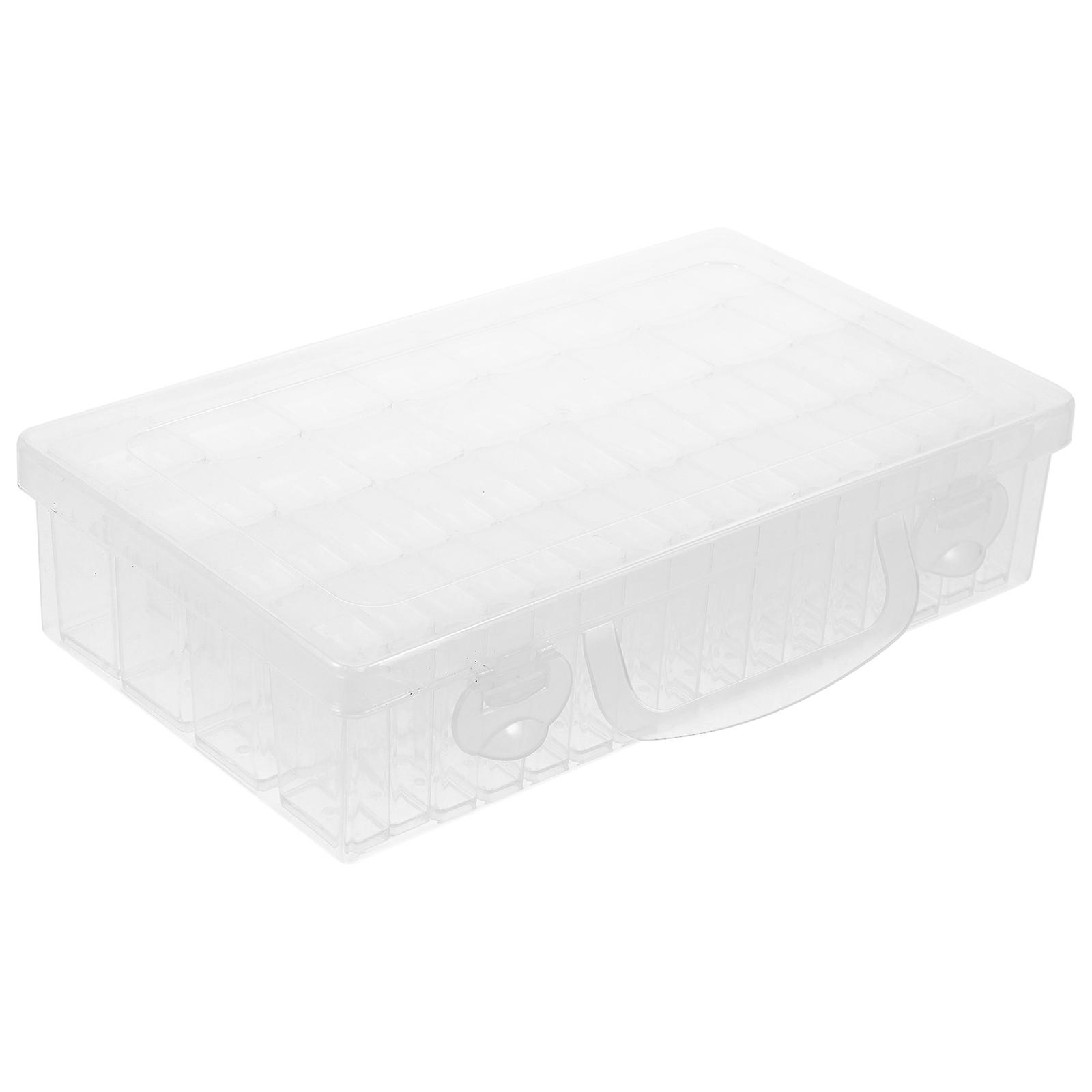 Small Seeds Organizer Plastic Container For Home Drawer Storage 5.00X2.70X2.60CM Efficient Classification 5 Sets