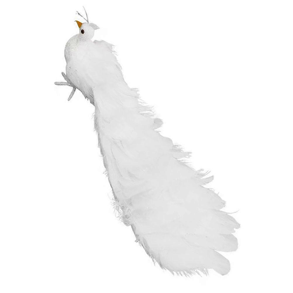 Plastic Peacock Decor Simulation Peacock Decoration for Garden with 3Pcs