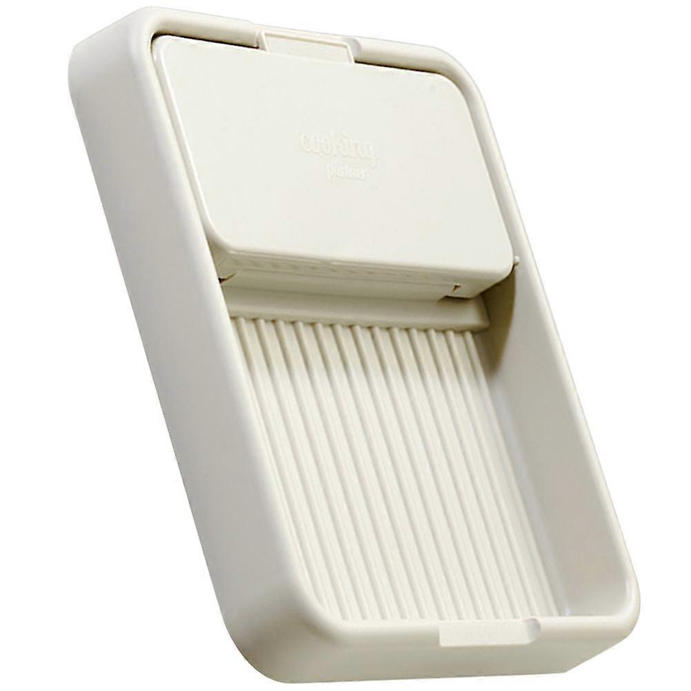 Foldable Pan Lid Organizer For Cooking In White Color Design To Maintain Kitchen Order And Prevent Slipping 1Pcs