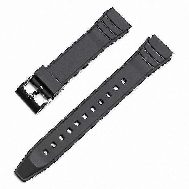 Black TPU Strap for Digital Sports Watches, Compatible with Multiple Models, Durable and Comfortable Replacement Band
