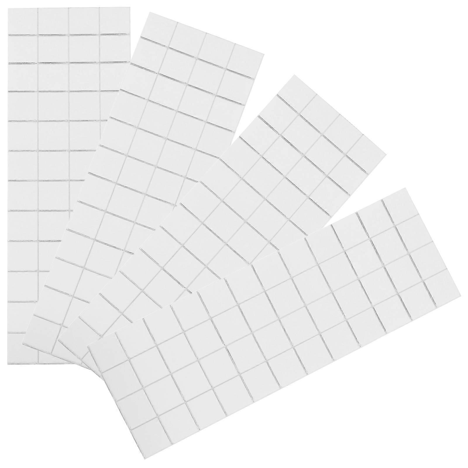 Mirror Tile Decoration Stickers 100Cm/Roll For Living Square Shape 20 Rolls Light Reflection