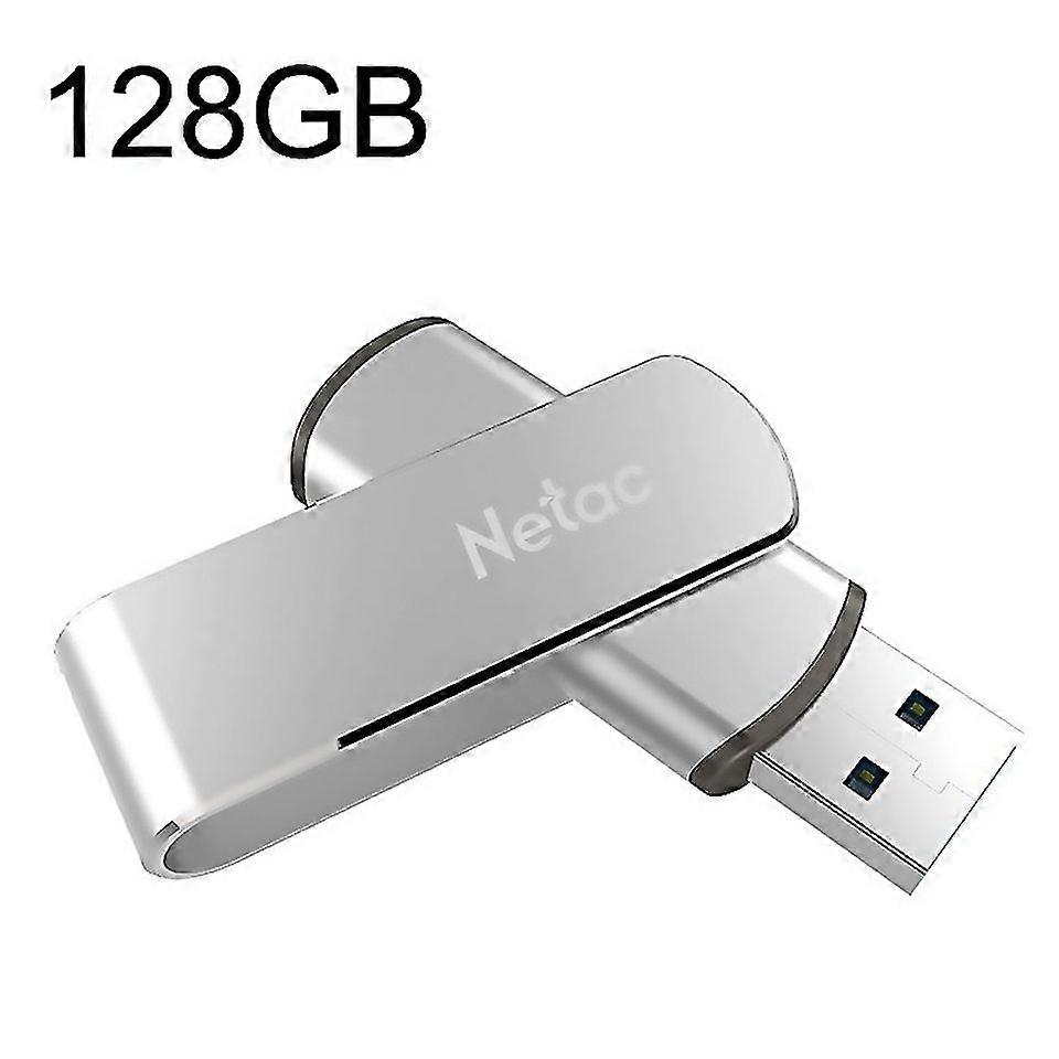 For Netac U388 High Speed Usb30 Metal Rotating Car Computer U Disk Capacity 128gb