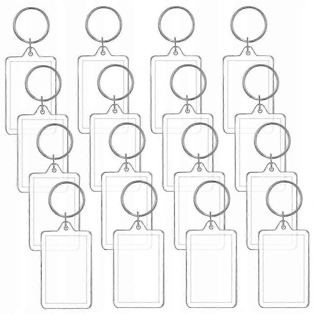 Keychain Acrylic Empty Keyrings Niest