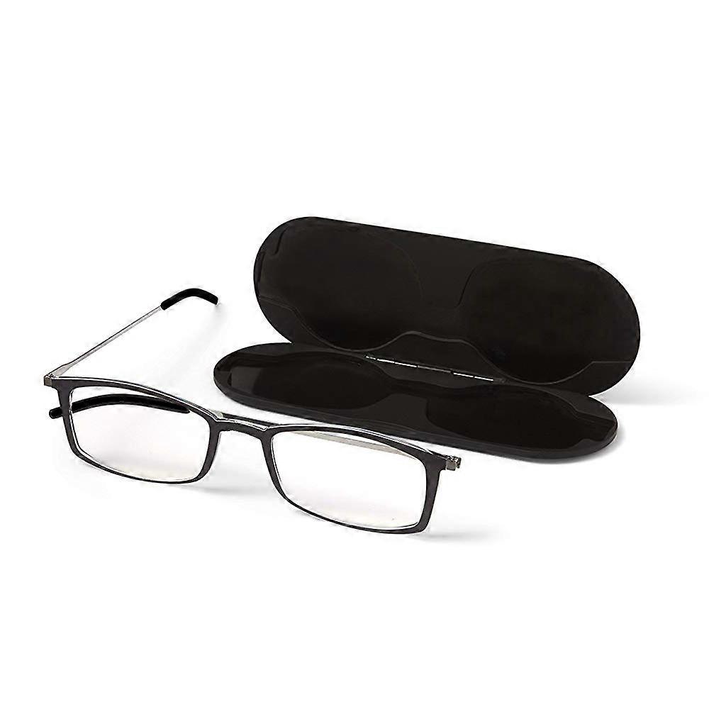 Erkekler için Ultra İnce Okuma Gözlükleri Kadınlar Hipermetrop Anti Mavi Işık Büyütün