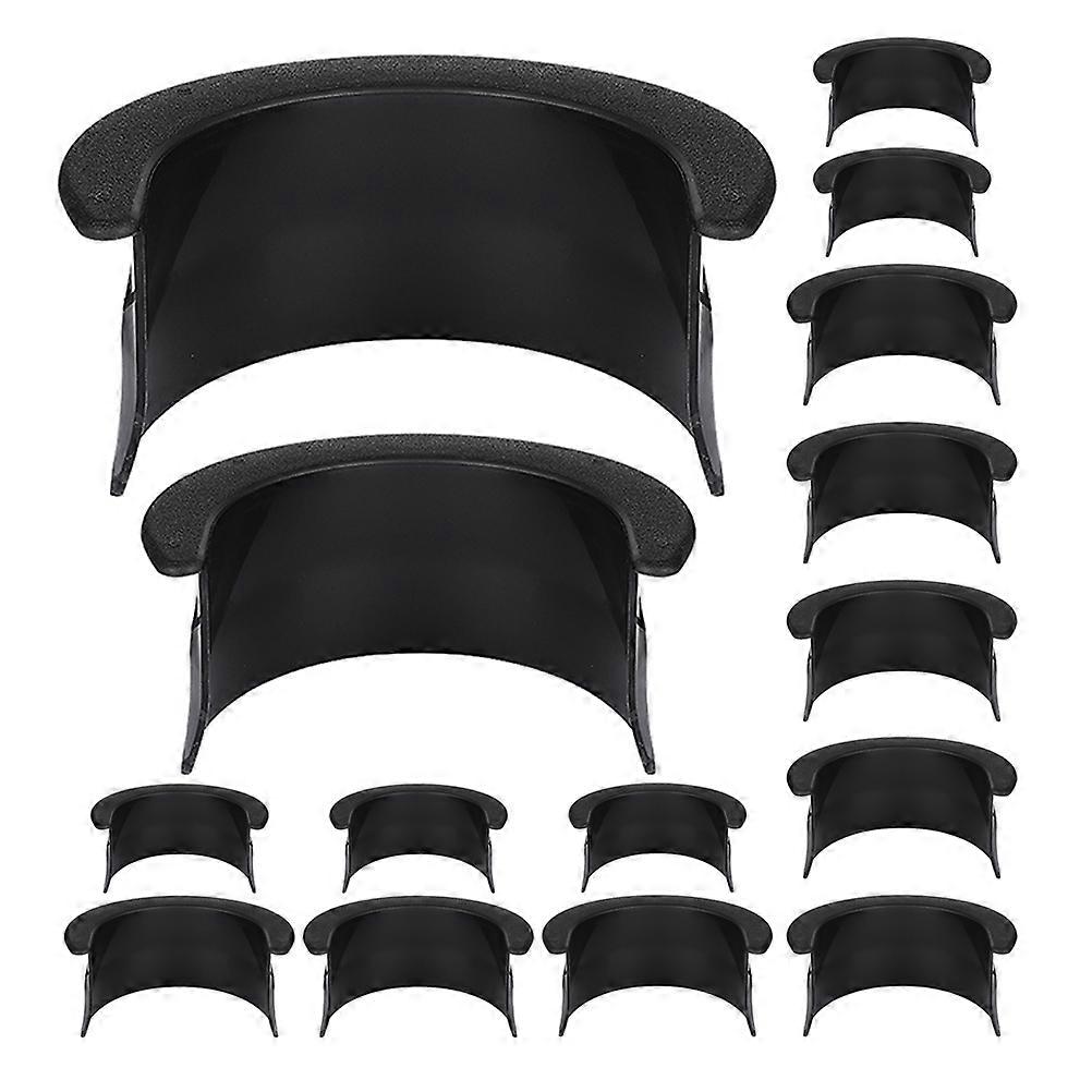 Billiards Corner Liners Ideal For Tournament Settings Enhancing Gameplay Accuracy In Black ABS Material 1 Set