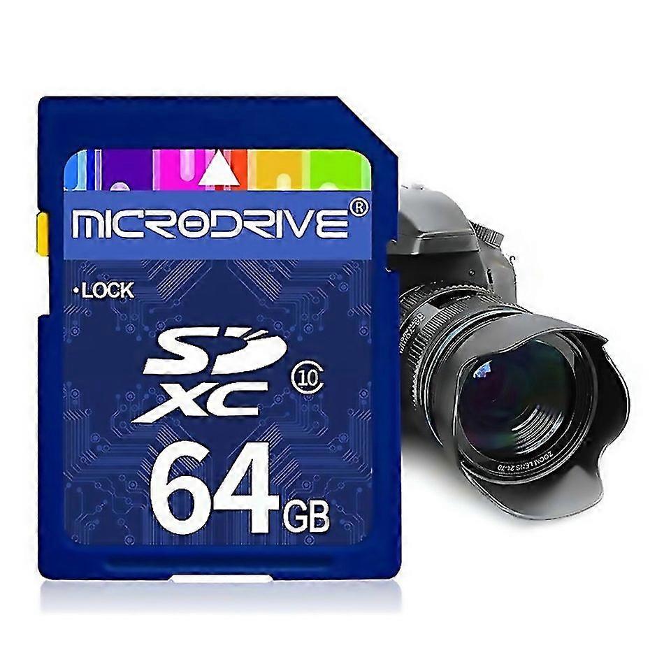 For Microdrive 64gb High Speed Class 10 Sd Memory Card For All Digital Devices With Sd Card