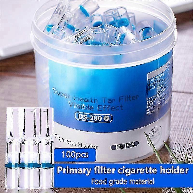 disposable cigarette filter 100pcs tar filtration