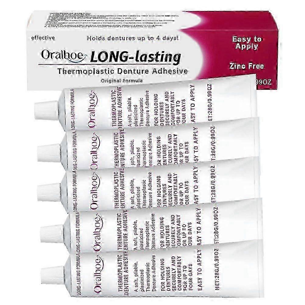 スーパーグリップ義歯-接着クリーム熱活性化フォーミュラにより、男性、女性のための安全なホールドを実現