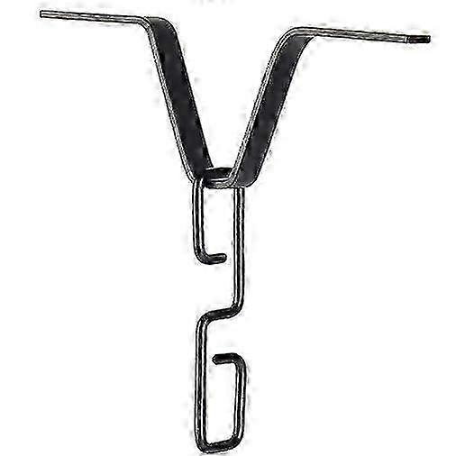 Rain chain hook for gutter downspout outlet V-shaped clip anchor