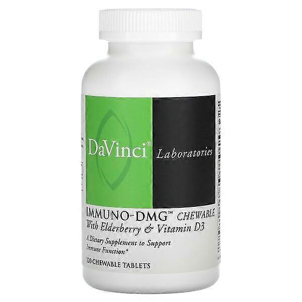 DaVinci Laboratories, Immuno-DMG Chewable with Elderberry & Vitamin D3, 120 Chewable Tablets