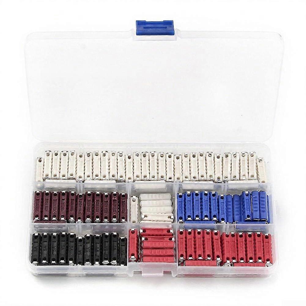Auto Fuses European 200Piece 5A 8A 16A 25A 40A Fuse Kit For Car Electrical System Protection