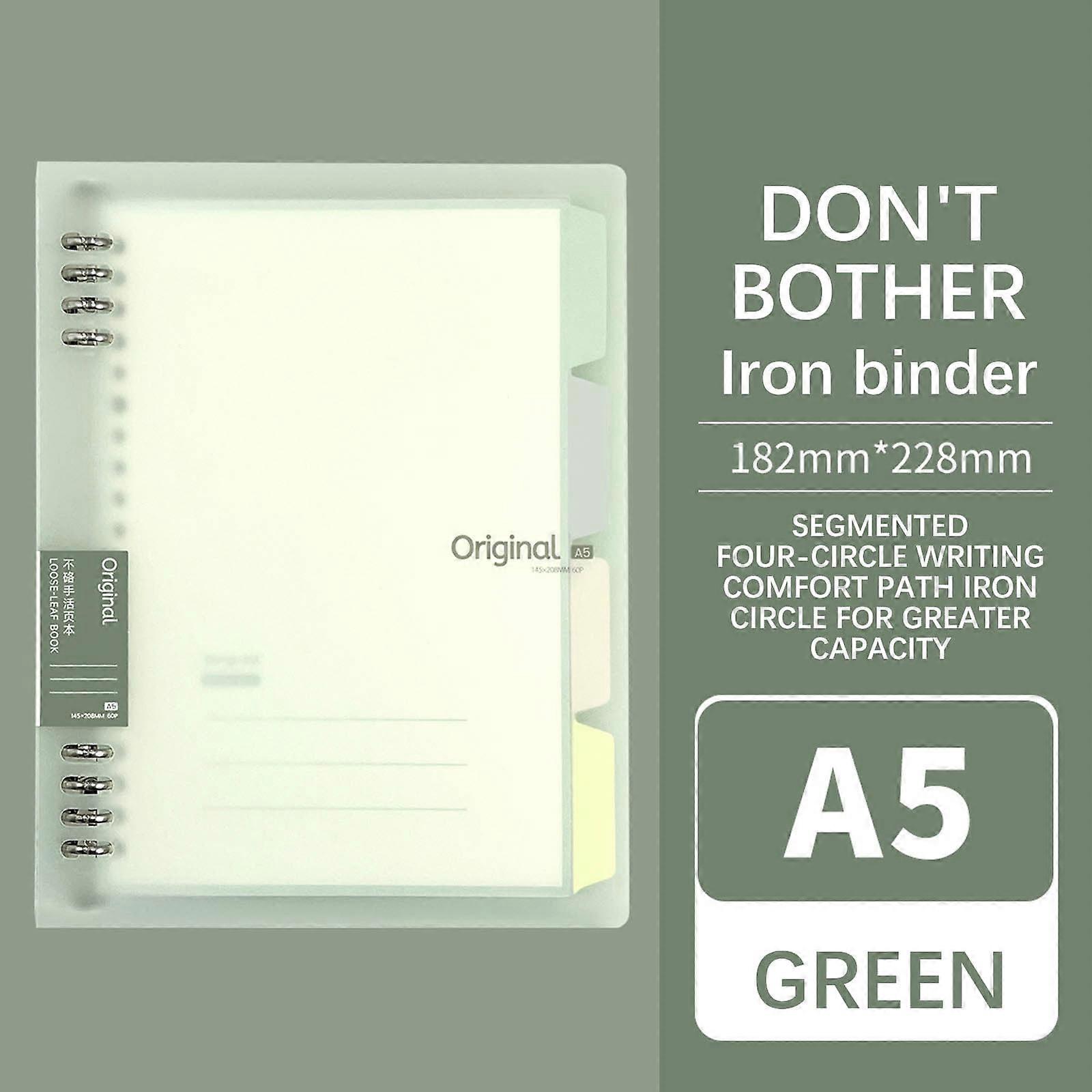 B5 Loose Leaf Notebook With Thickened Skin Feel Student Notebook