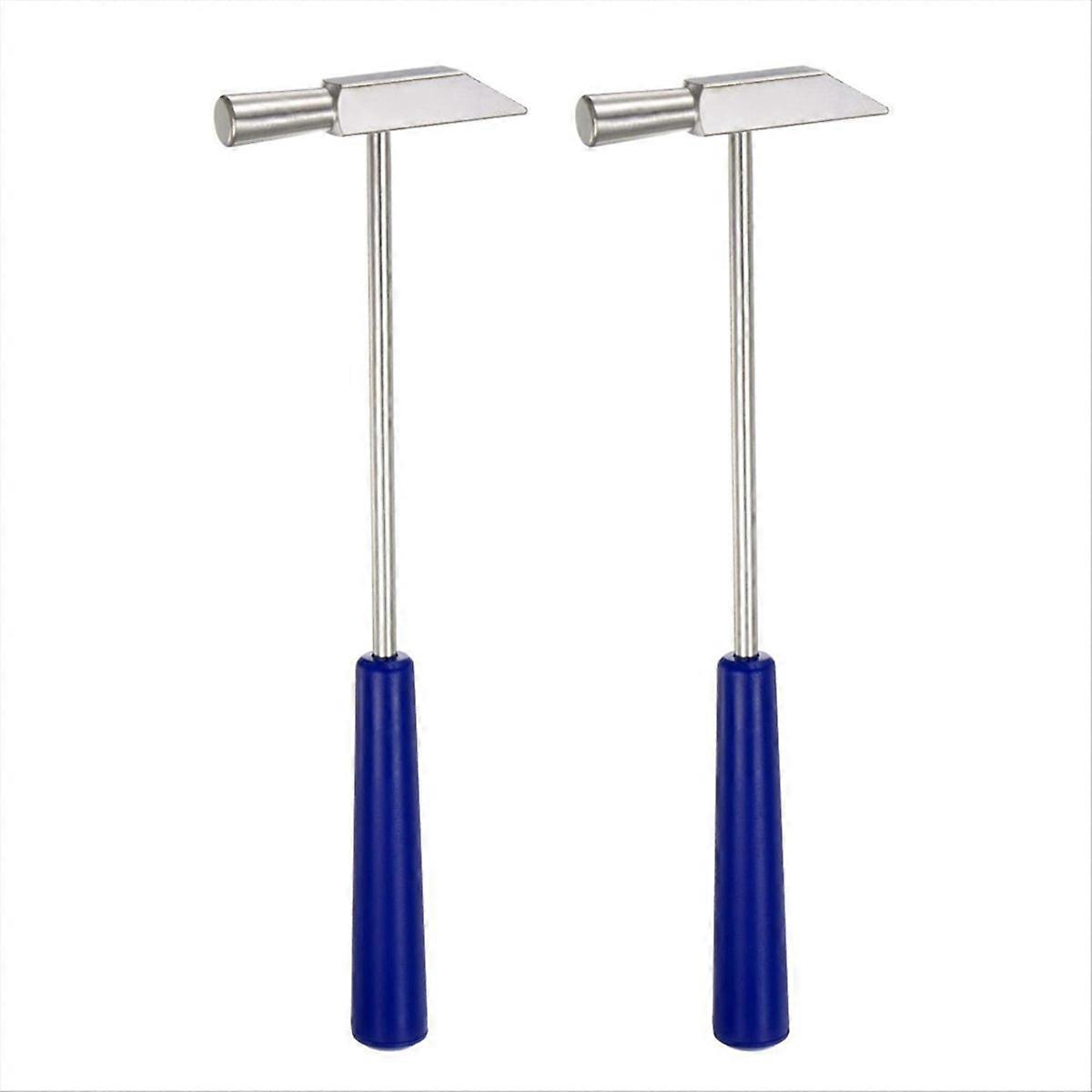 Double Face Small Metal Hammer, 8 inch Round Triangle