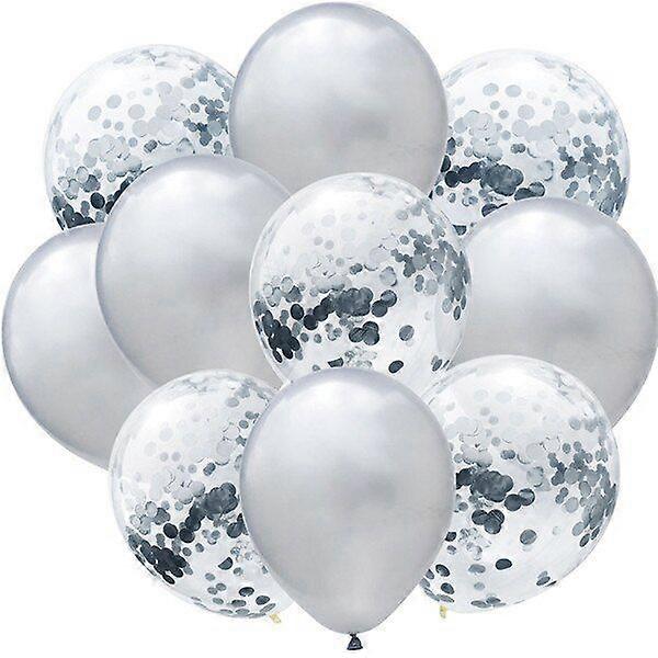 10pcs/lot بريق قصاصات اللاتكس بالونات رومانسية الزفاف الديكور الطفل دش عيد ميلاد حزب ديكور