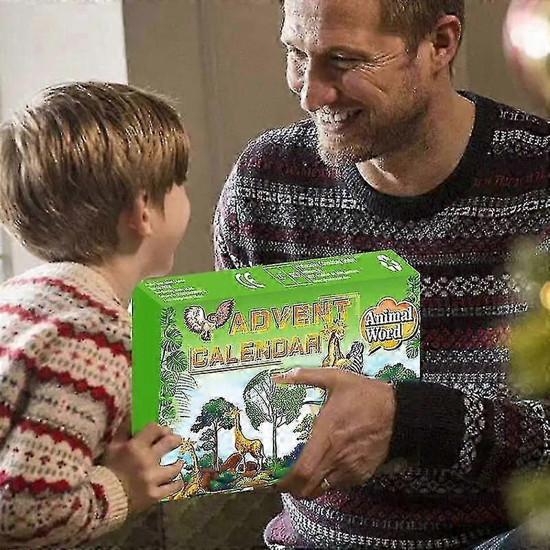 24 يوما عيد الميلاد مجيء التقويم كيت مجيء التقويم هدية DIY مجموعة ديكور عيد الميلاد للأطفال الصغار