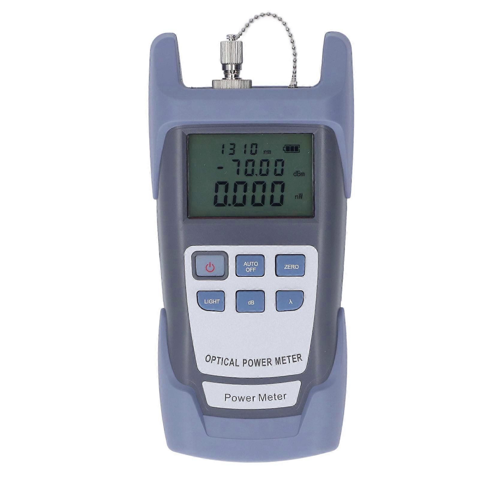 Optical Fiber Power Meter with FC SC Adapter Fiber Optic Cutter Wavelength Tester Tool Set 