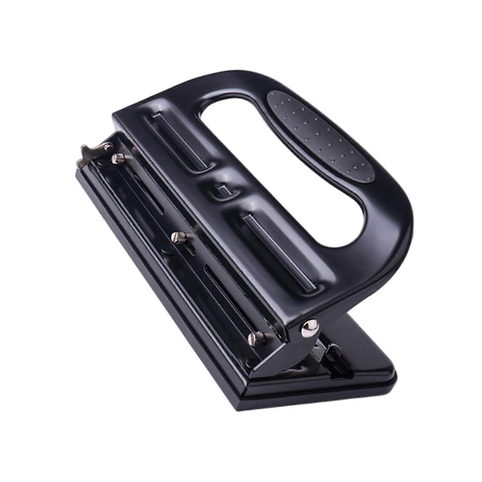 Heavy Duty 3 Hole Puncher 30 Sheet Capacity Ergonomic Handle Labor Saving Paper Punches For Office and Industrial Use Multicolor
