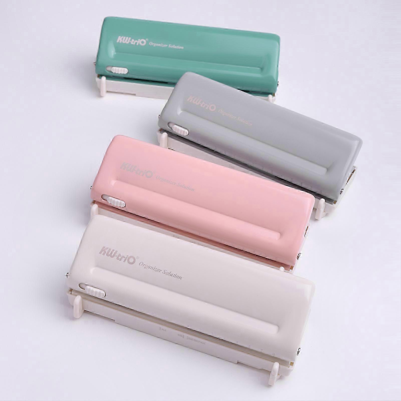 Adjustable 6-Hole Paper Punch for A4/A5/A6/A7/Mini/B5/Personal/Deskfax Diary Planner with 10-Sheet Capacity