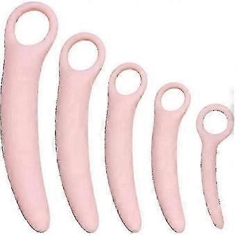 Silicone pelvic floor trainer set for women - 5-pack dilators
