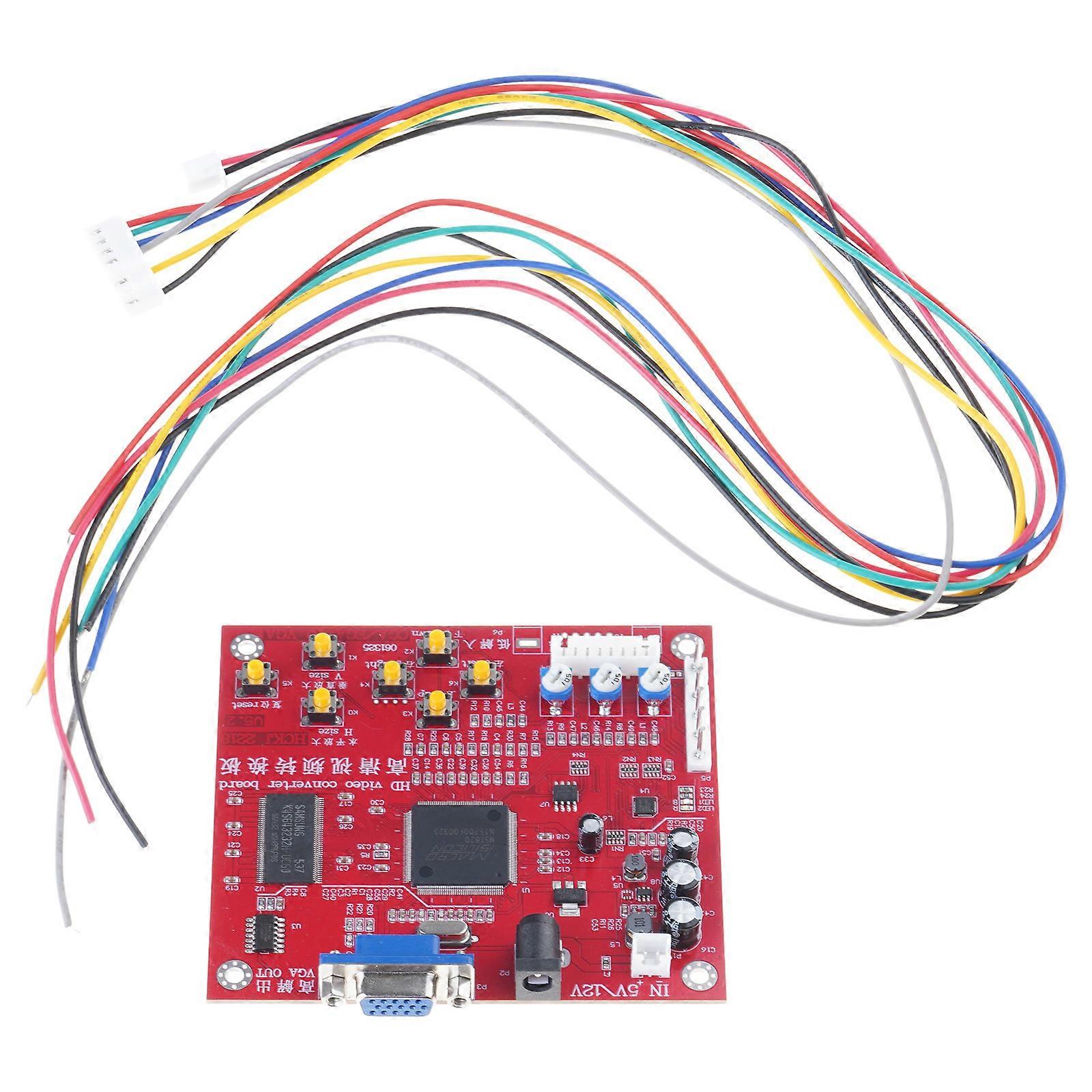 Převaděč videoher Desková hra RGBS / CGA na VGA převodník Automatické skenování Identifikace herního signálu CGA na VGA převodník Multicolor