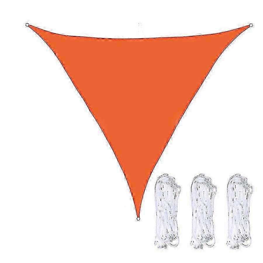 Black Triangular Shade Sail for Outdoor Waterproof Protection