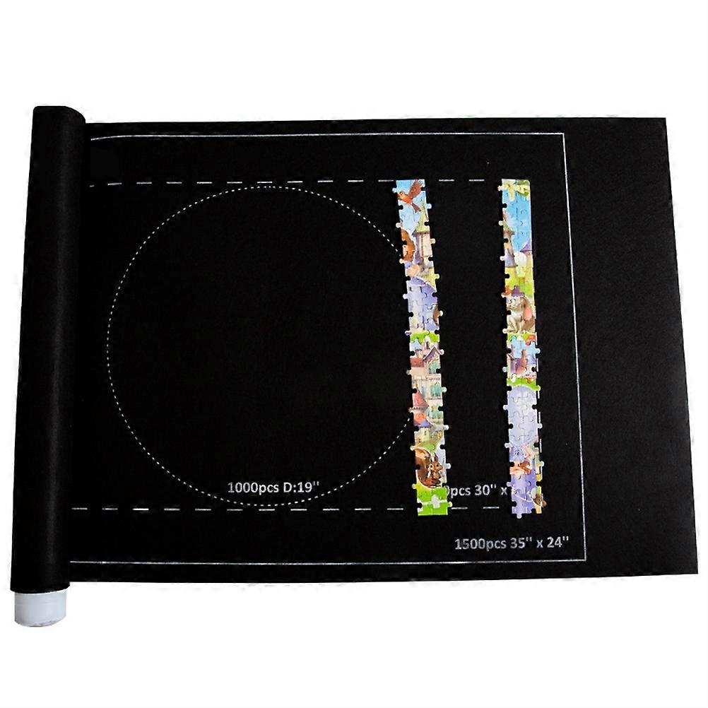 Jigsaw Puzzle Storage Mat Felt Roll Up Puzzle Mat Travel Puzzle Blanket