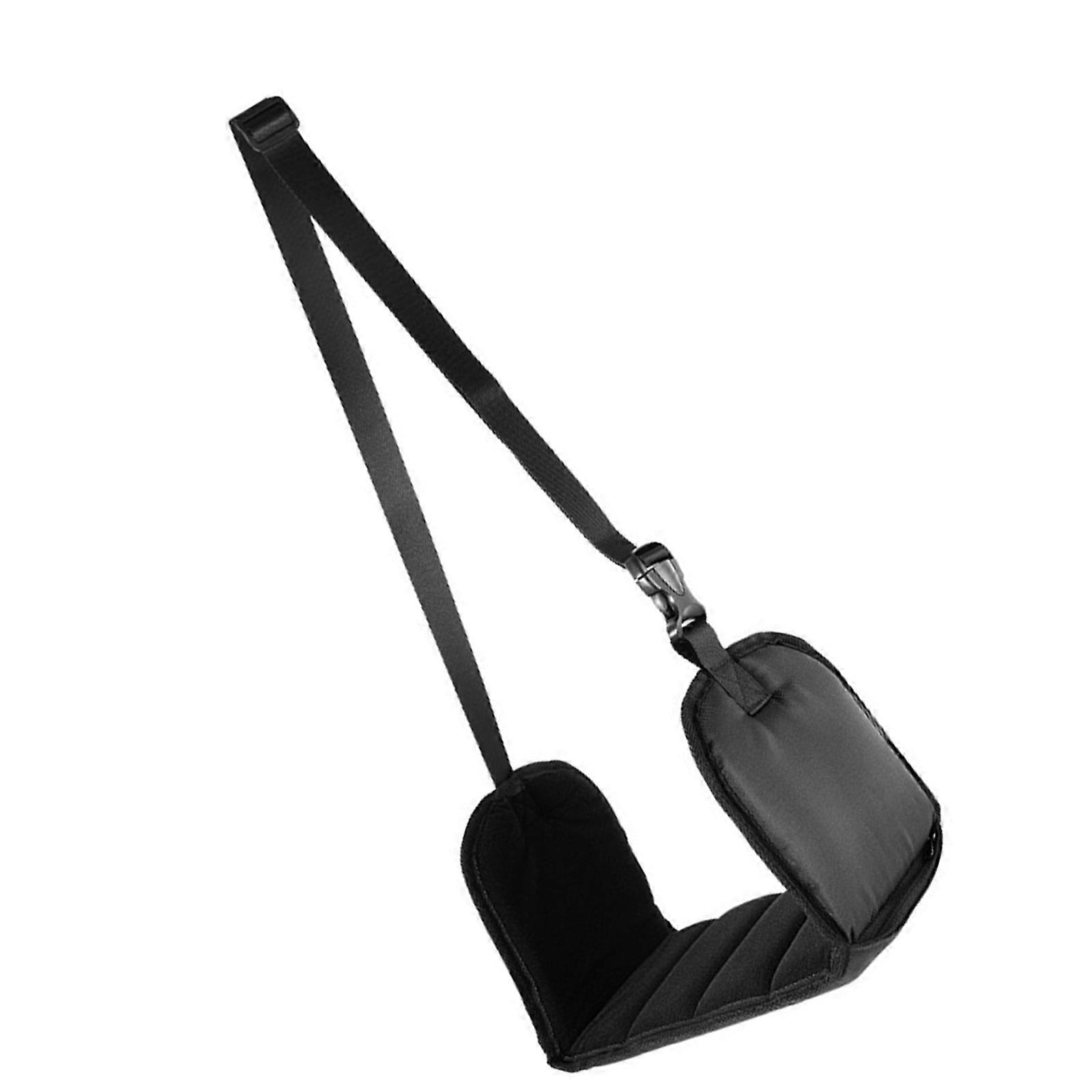 Ergonomic Plane Foot Rest with Adjustment Strap Portable Travel Foot Hammock Detachable for Travel Back paining  Relief Multicolor