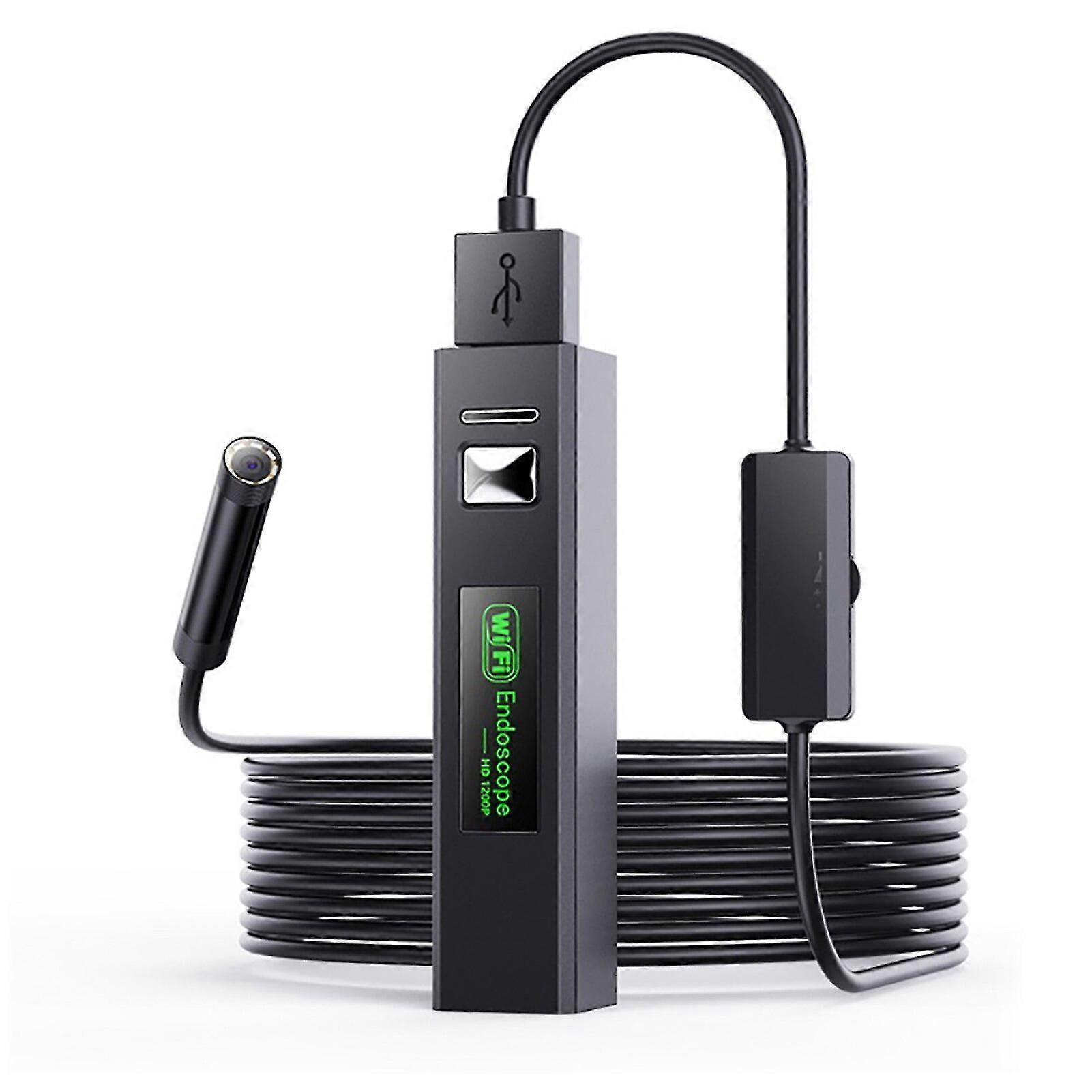 New F150 1200P WiFi Endoscope Camera Waterproof Inspection Snake Mini Camera 8MM 8LEDs USB