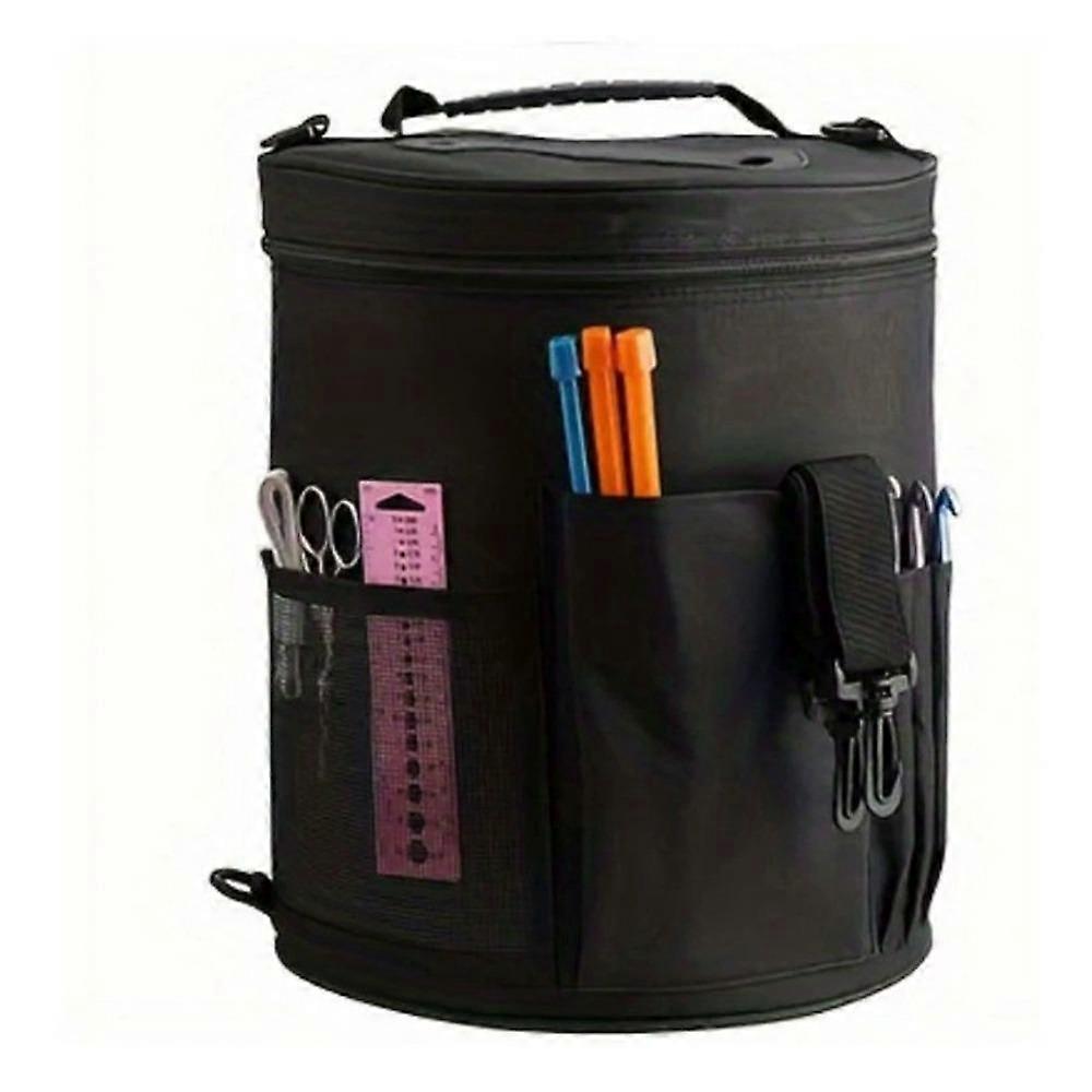 Hooks and Needles Storage Knitting Yarn Storage Bag Portable Tote Bag  for DIY Knitting Enthusiasts