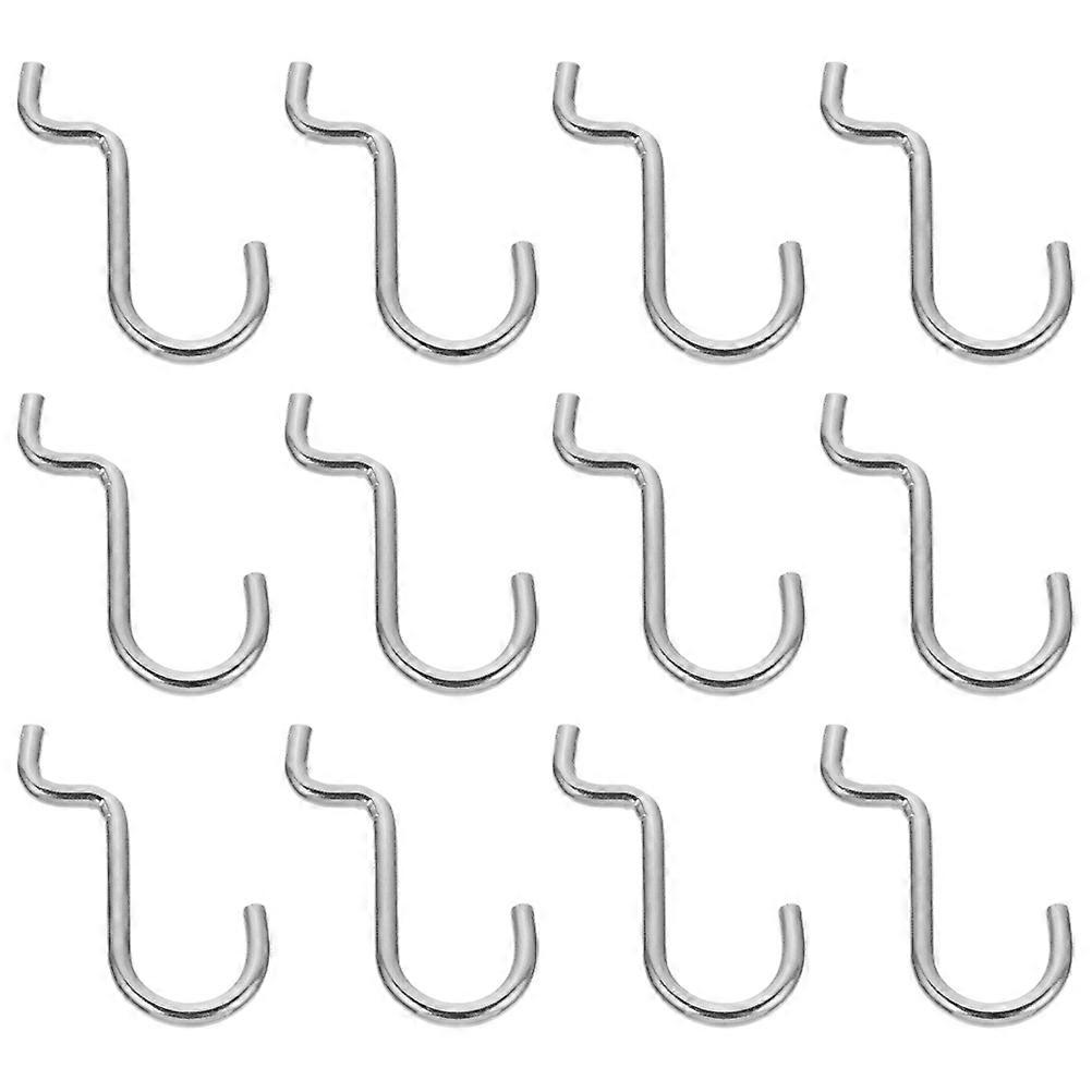 Heavy Duty Pegboard Hooks for Hanging Tools with 12Pcs Silver Hooks