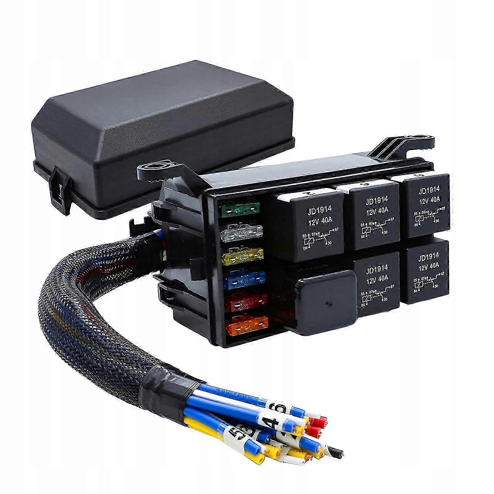 Relay Fuse Box Premium And 24v 5pin Fuse Block