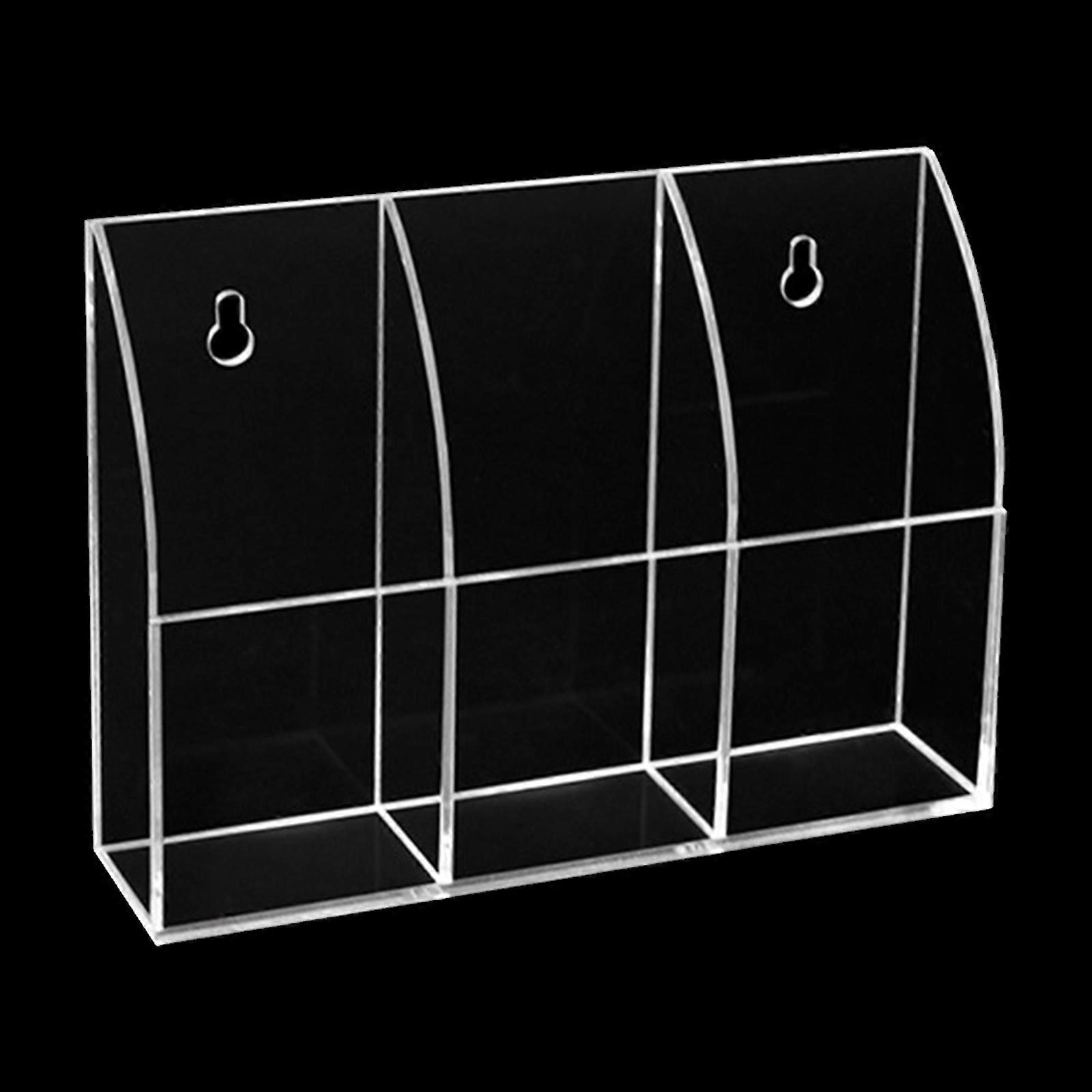 Office Desk Organizer With Dedicated Remote Control Compartment Pen Hold Space Efficient Storage Solution Multicolor