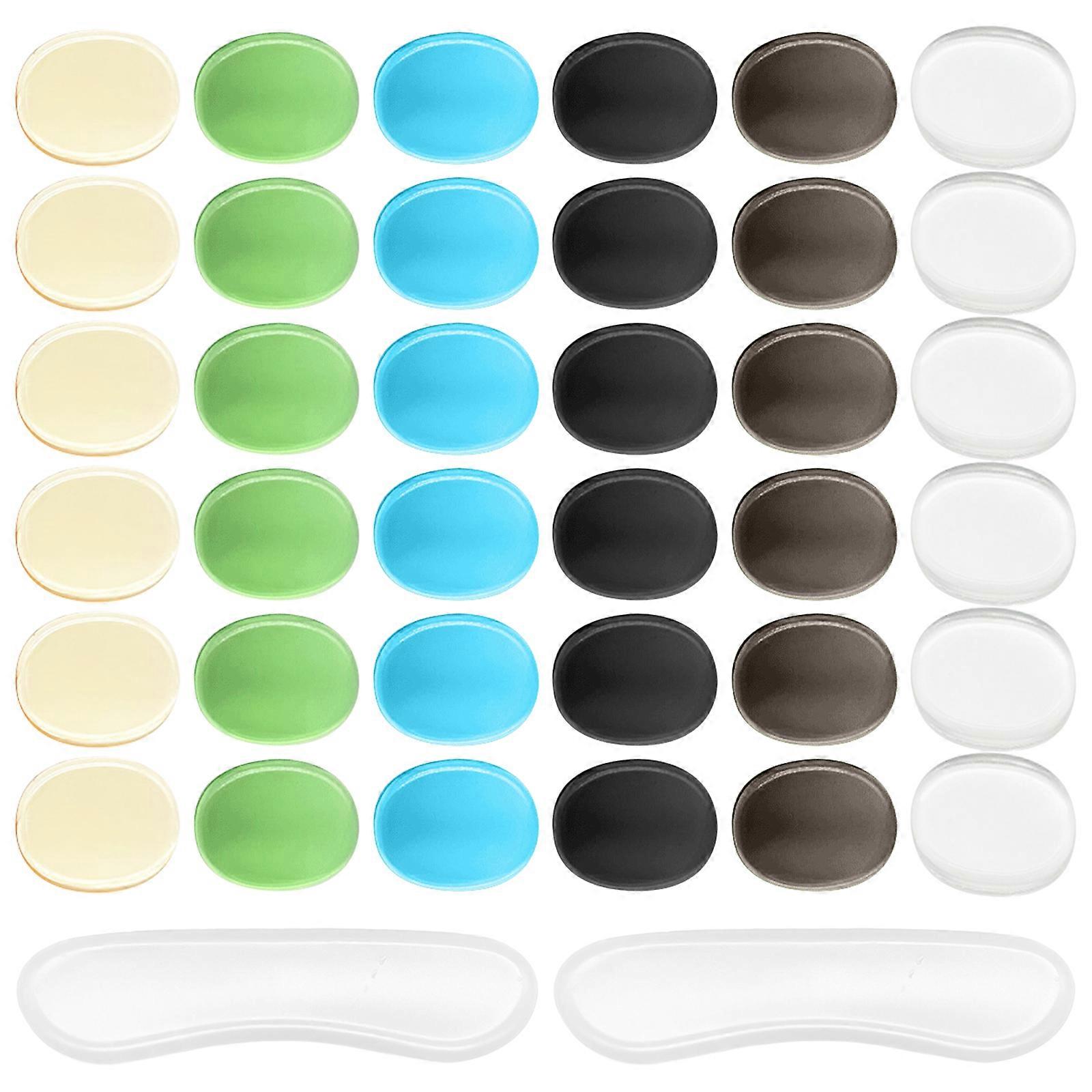 Drum Set Silicone Silencers Shock Absorbing Practice Pads Noise Reduction Pads Suitable for Quiet Training Event Multicolor